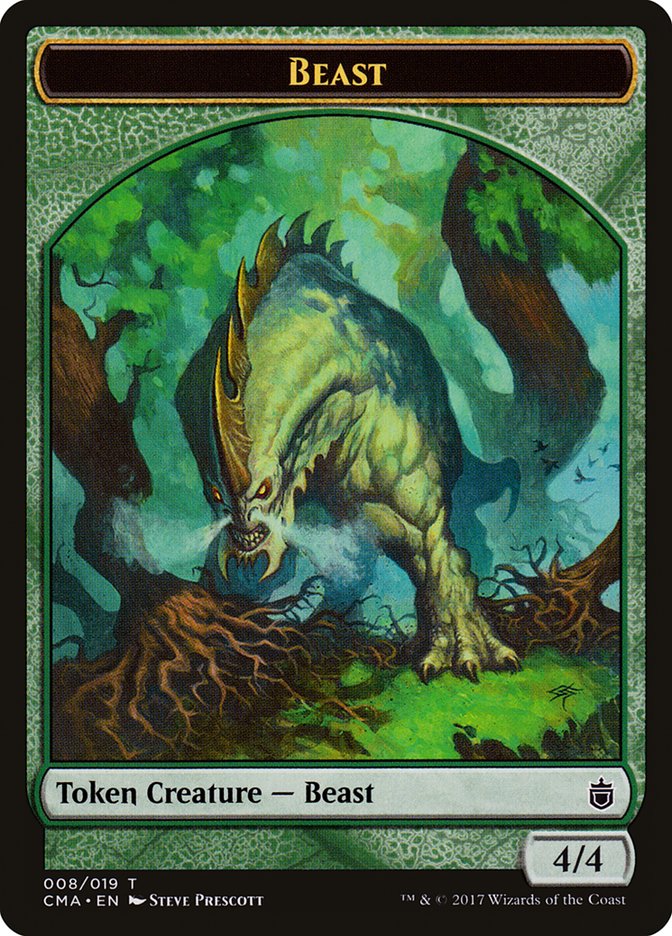 Beast (008/019) [Commander Anthology Tokens] | Card Citadel