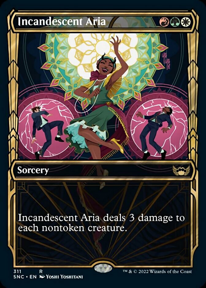 Incandescent Aria (Showcase Golden Age) [Streets of New Capenna] | Card Citadel