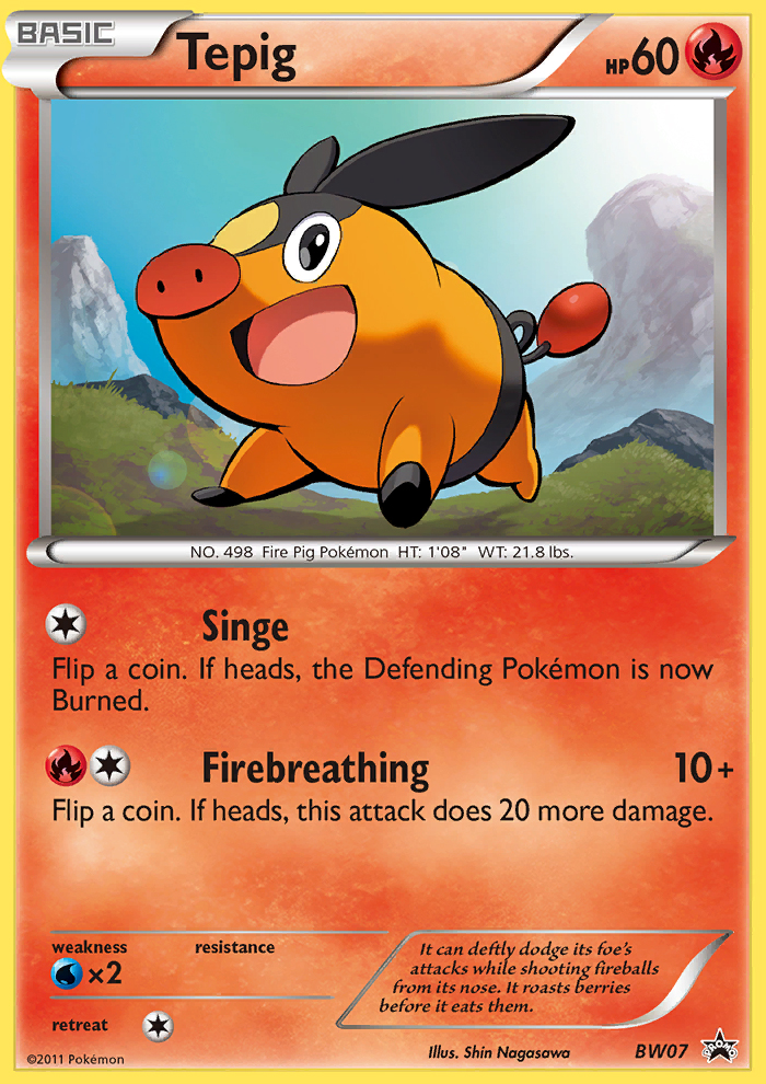 Tepig (BW07) [Black & White: Black Star Promos] | Card Citadel