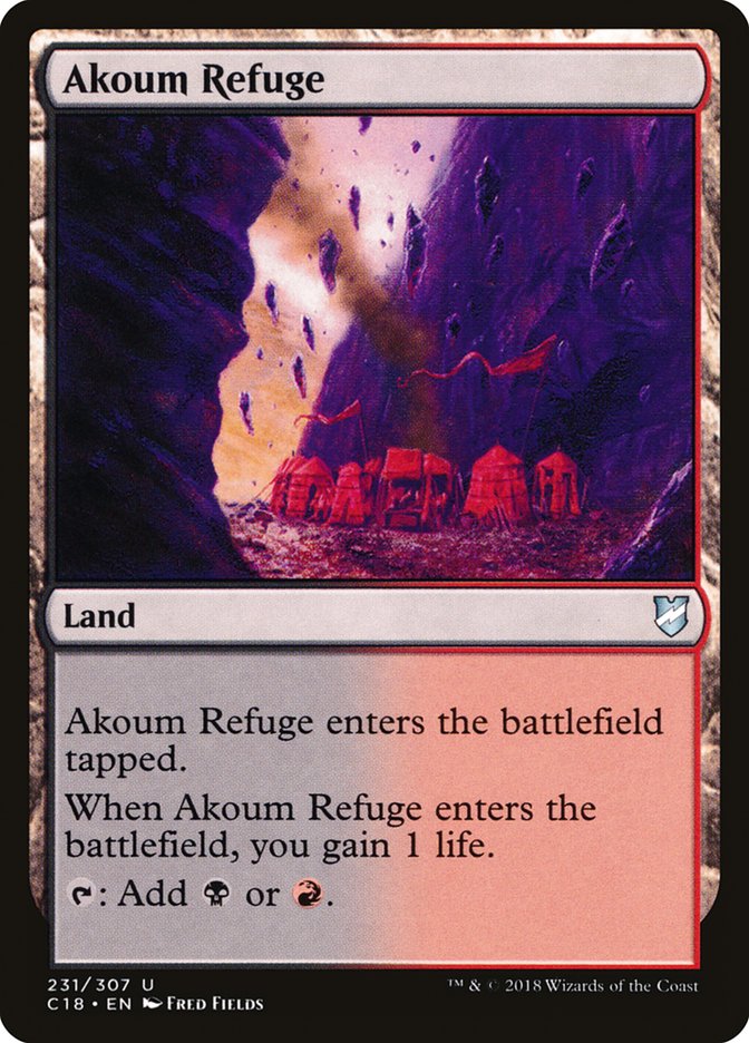 Akoum Refuge [Commander 2018] | Card Citadel