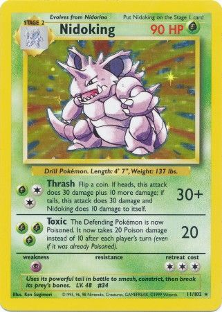 Nidoking (11/102) [Base Set Unlimited] | Card Citadel