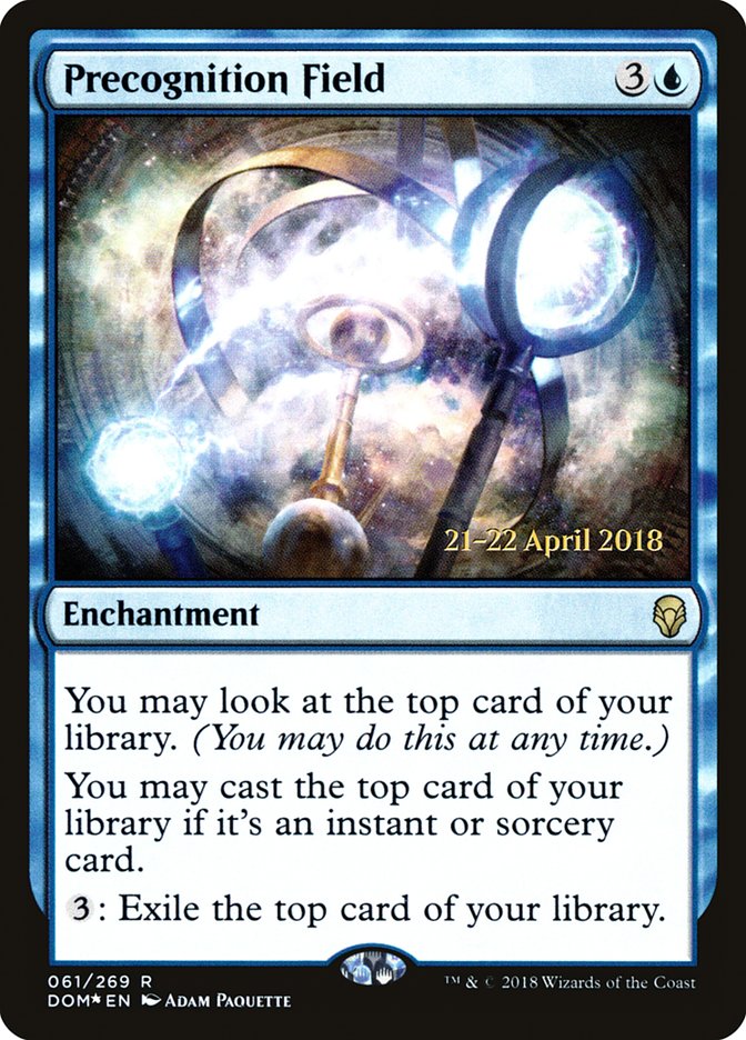 Precognition Field [Dominaria Promos] | Card Citadel