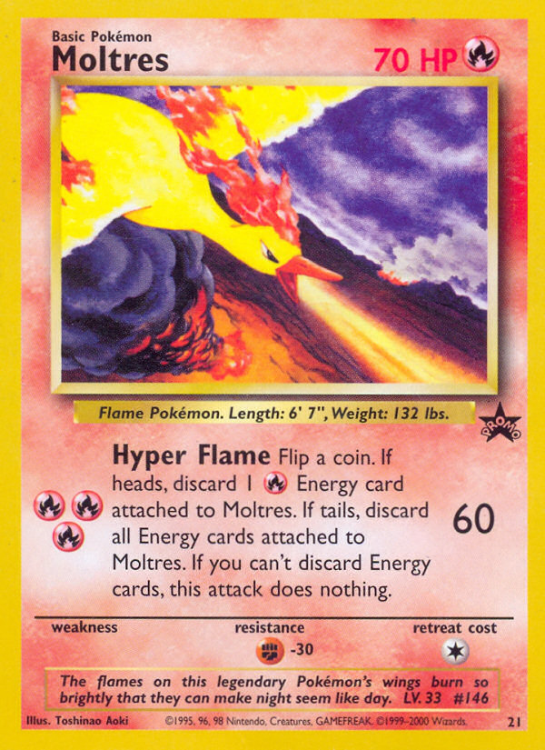 Moltres (21) [Wizards of the Coast: Black Star Promos] | Card Citadel