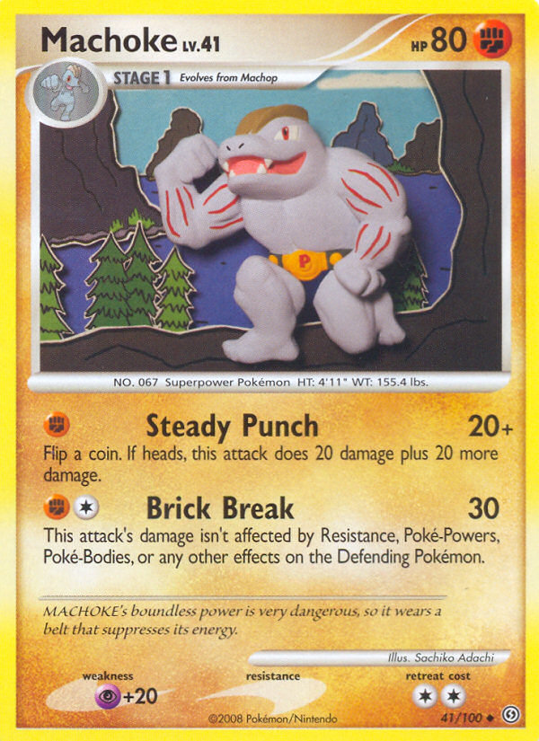 Machoke (41/100) [Diamond & Pearl: Stormfront] | Card Citadel