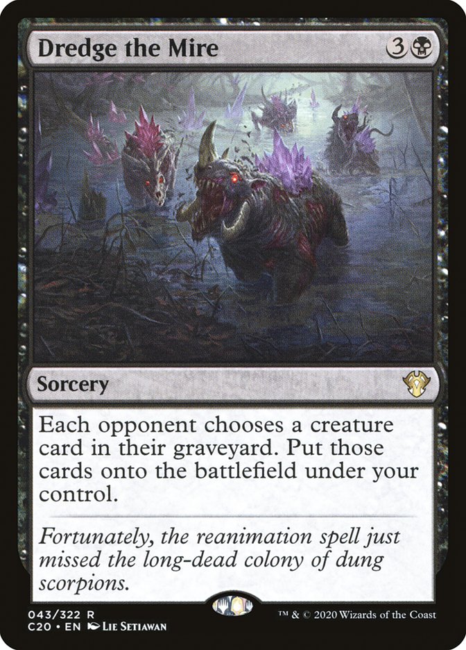 Dredge the Mire [Commander 2020] | Card Citadel