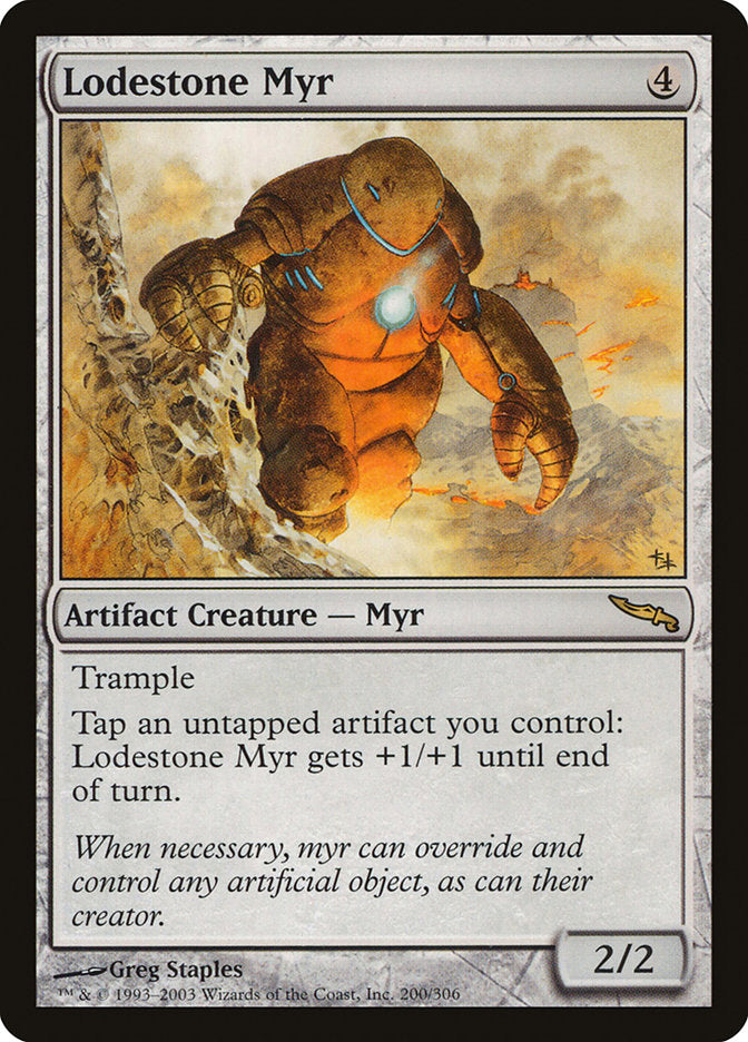 Lodestone Myr [Mirrodin] | Card Citadel