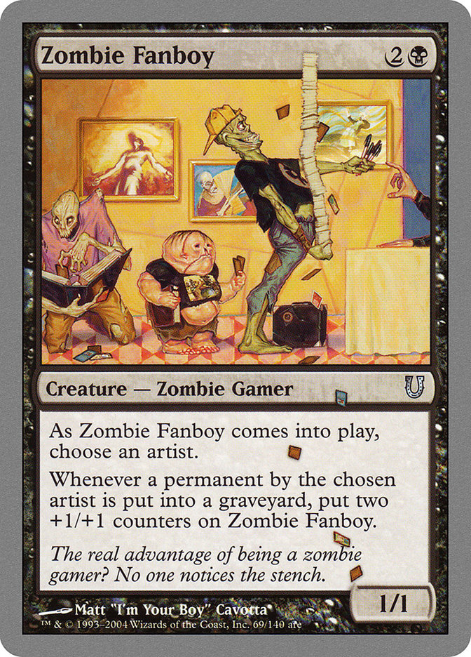 Zombie Fanboy [Unhinged] | Card Citadel