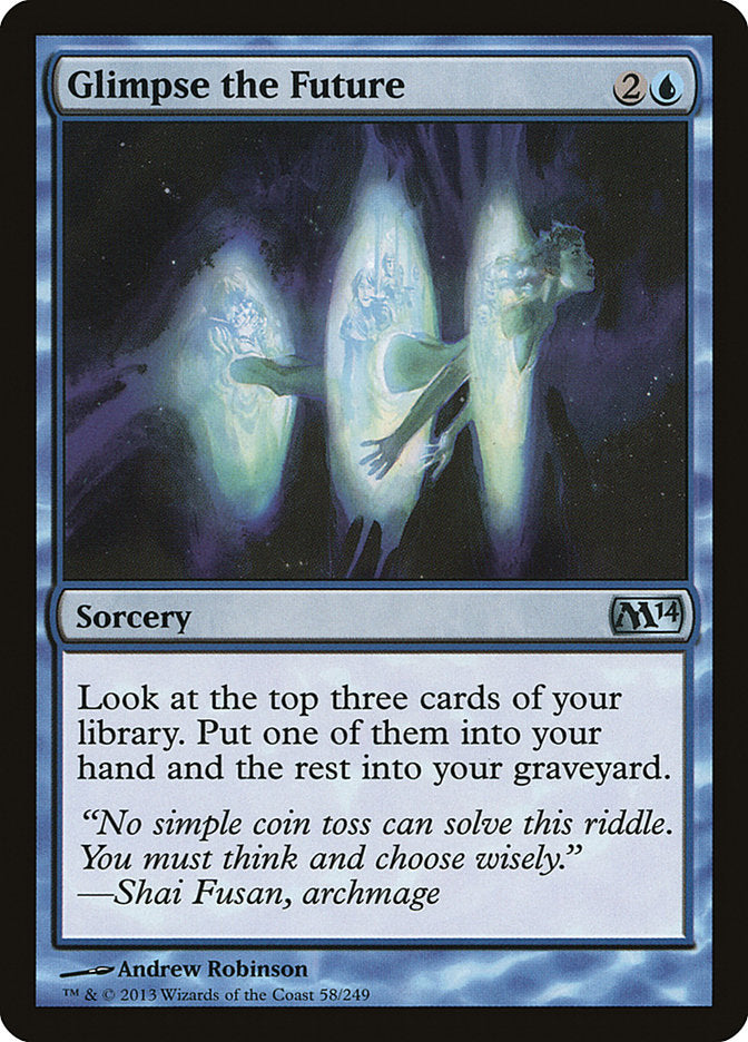 Glimpse the Future [Magic 2014] | Card Citadel