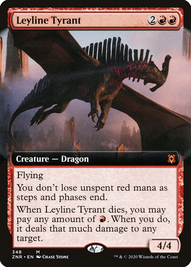 Leyline Tyrant (Extended Art) [Zendikar Rising] | Card Citadel