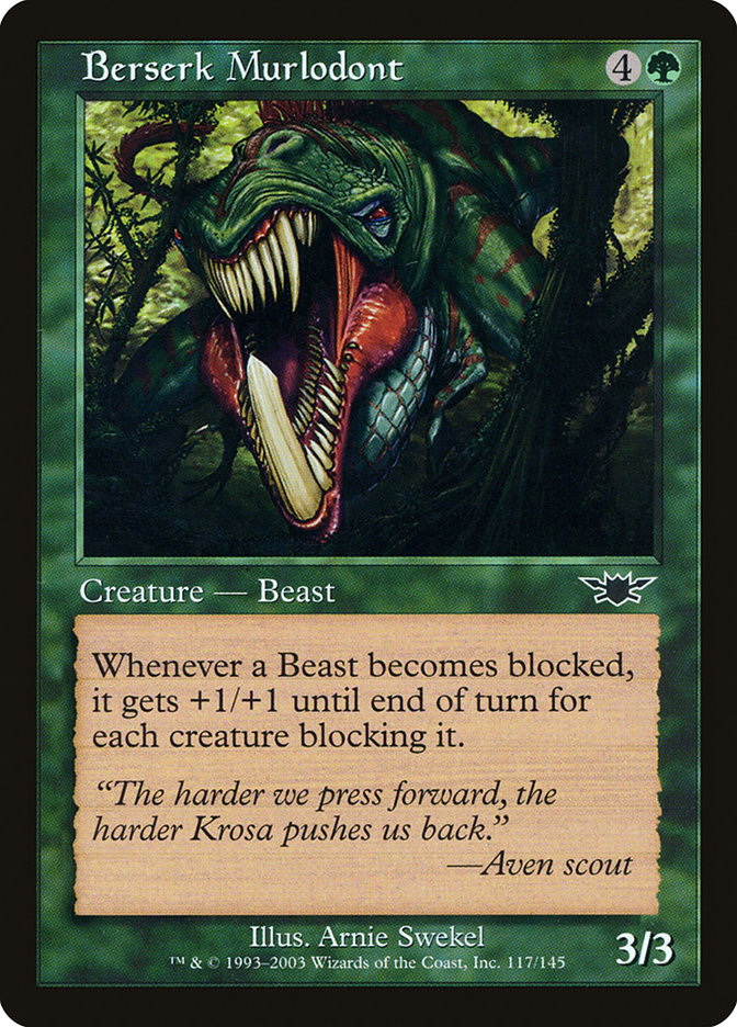 Berserk Murlodont [Legions] | Card Citadel