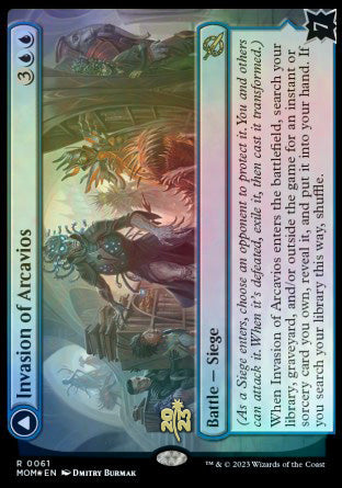 Invasion of Arcavios // Invocation of the Founders [March of the Machine Prerelease Promos] | Card Citadel