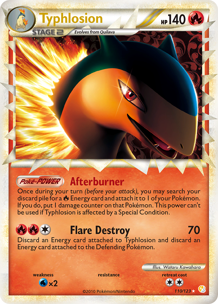 Typhlosion (110/123) [HeartGold & SoulSilver: Base Set] | Card Citadel