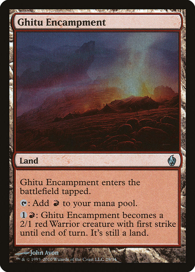 Ghitu Encampment [Premium Deck Series: Fire and Lightning] | Card Citadel