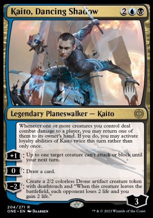 Kaito, Dancing Shadow (Promo Pack) [Phyrexia: All Will Be One Promos] | Card Citadel