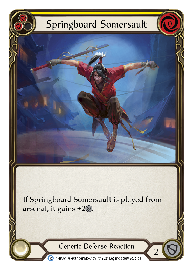 Springboard Somersault [1HP374] | Card Citadel