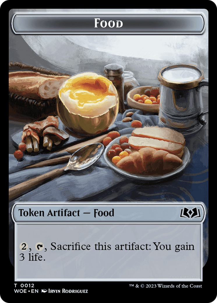 Beast // Food (0012) Double-Sided Token [Wilds of Eldraine Tokens] | Card Citadel