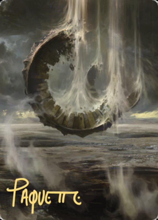 Wasteland Art Card (Gold-Stamped Signature) [Zendikar Rising Art Series] | Card Citadel