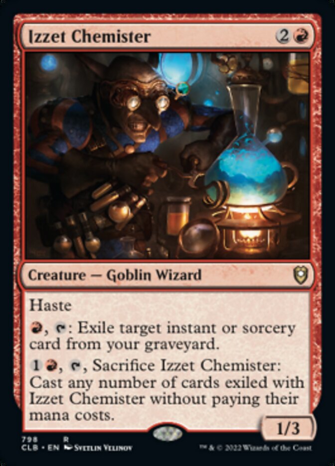 Izzet Chemister [Commander Legends: Battle for Baldur's Gate] | Card Citadel