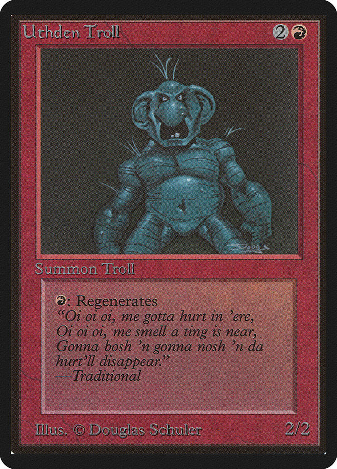 Uthden Troll [Limited Edition Beta] | Card Citadel