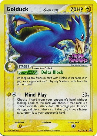 Golduck (43/110) (Delta Species) (Stamped) [EX: Holon Phantoms] | Card Citadel