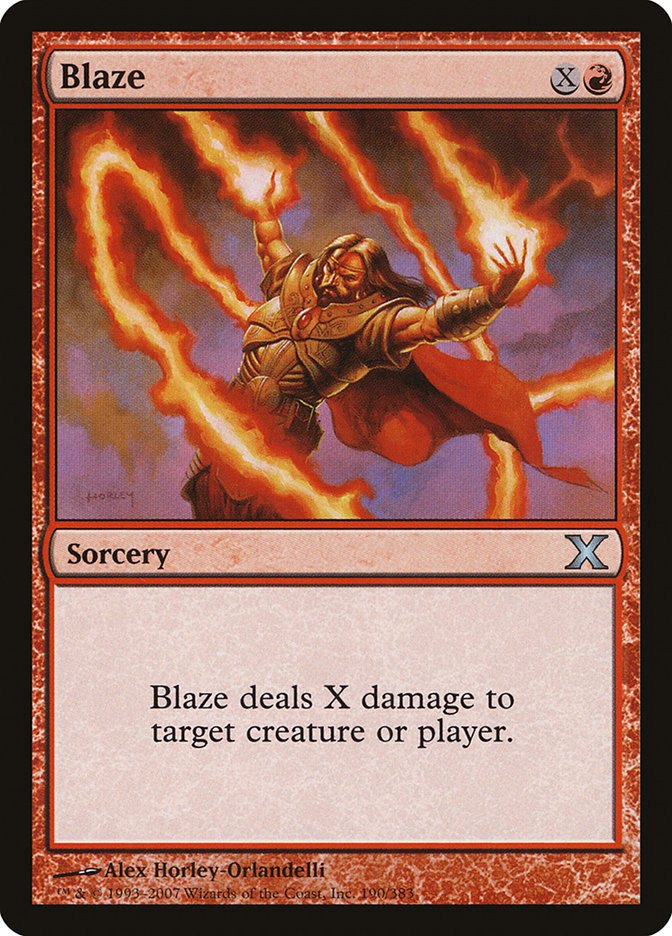 Blaze [Tenth Edition] | Card Citadel