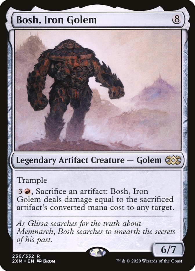 Bosh, Iron Golem [Double Masters] | Card Citadel