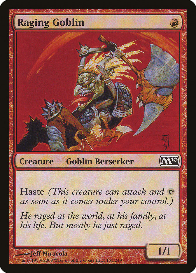 Raging Goblin [Magic 2010] | Card Citadel