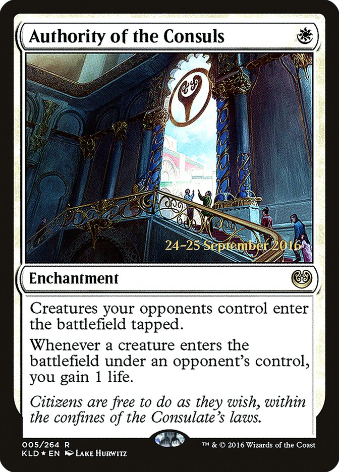 Authority of the Consuls  [Kaladesh Prerelease Promos] | Card Citadel