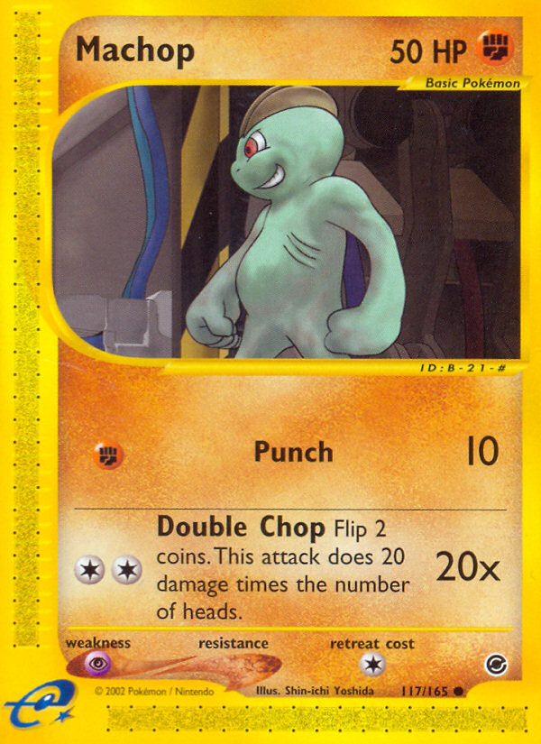Machop (117/165) [Expedition: Base Set] | Card Citadel