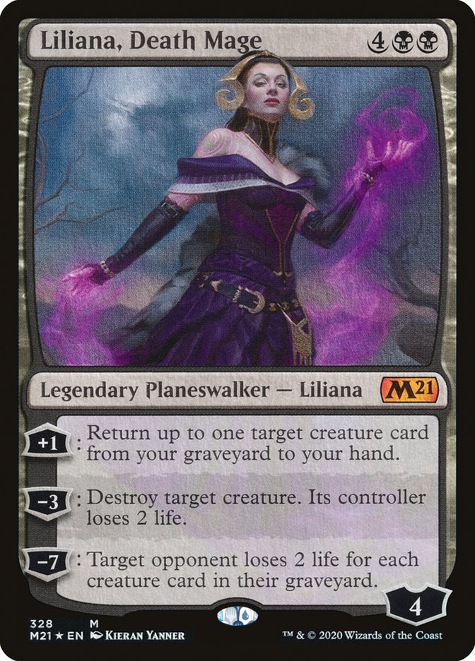 Liliana, Death Mage [Core Set 2021] | Card Citadel