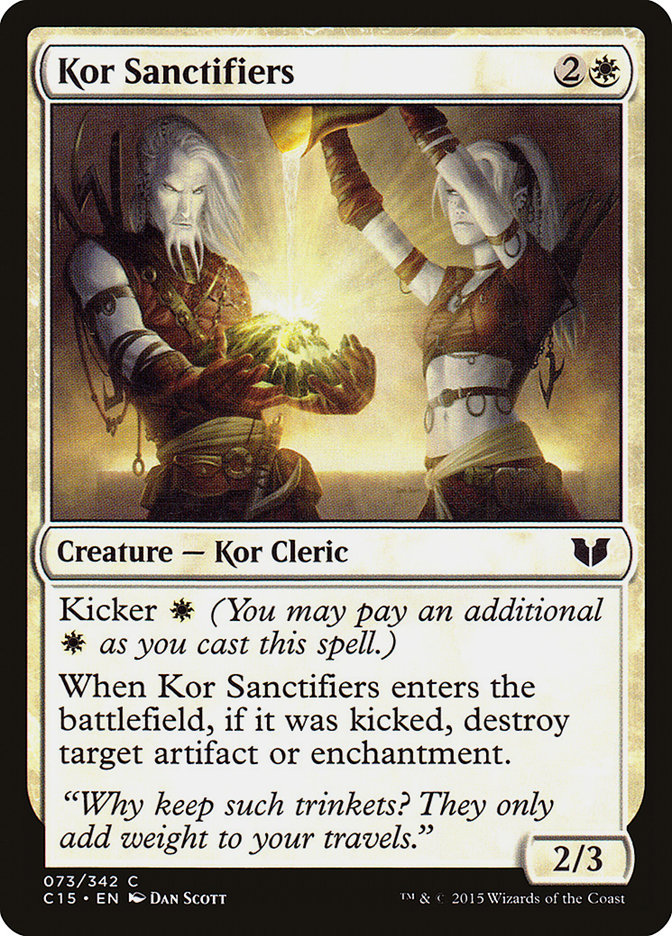 Kor Sanctifiers [Commander 2015] | Card Citadel