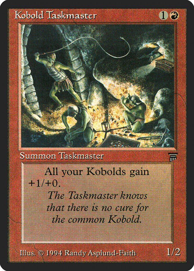 Kobold Taskmaster [Legends] | Card Citadel