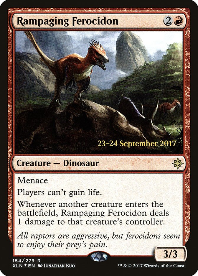 Rampaging Ferocidon [Ixalan Promos] | Card Citadel