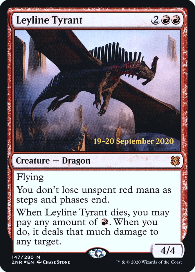 Leyline Tyrant  [Zendikar Rising Prerelease Promos] | Card Citadel