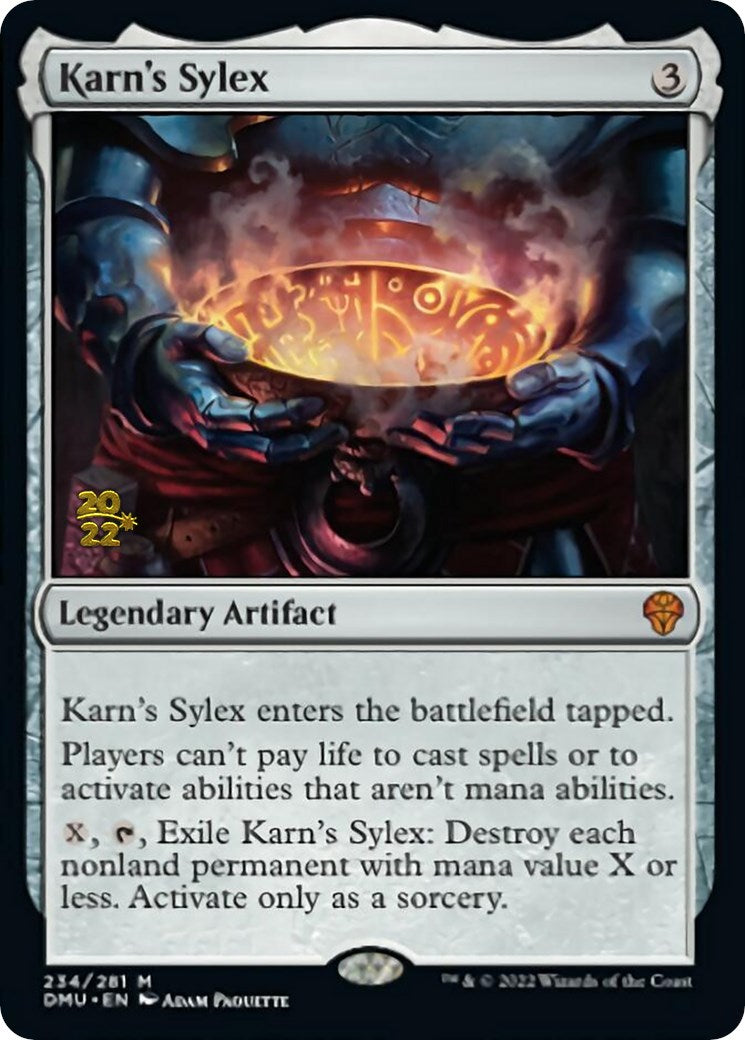 Karn's Sylex [Dominaria United Prerelease Promos] | Card Citadel