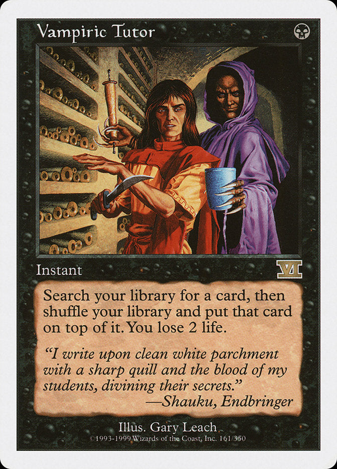 Vampiric Tutor [Classic Sixth Edition] | Card Citadel