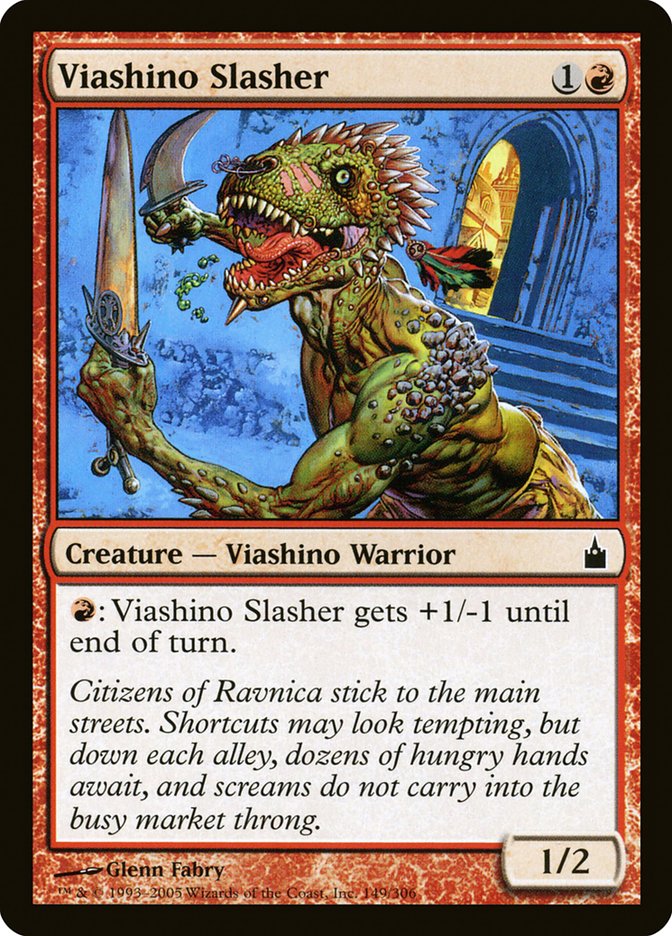 Viashino Slasher [Ravnica: City of Guilds] | Card Citadel