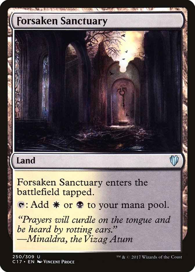 Forsaken Sanctuary [Commander 2017] | Card Citadel