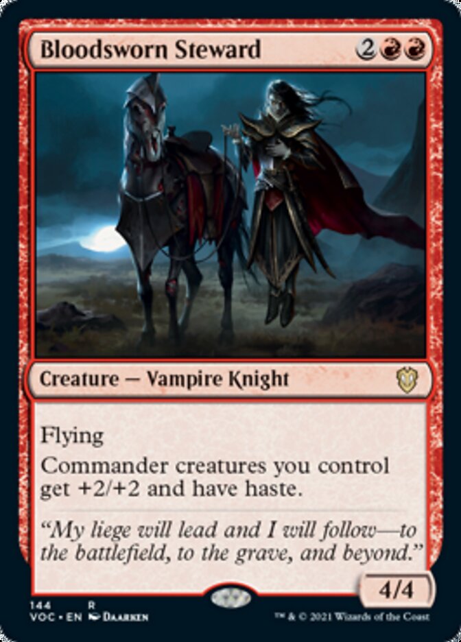 Bloodsworn Steward [Innistrad: Crimson Vow Commander] | Card Citadel