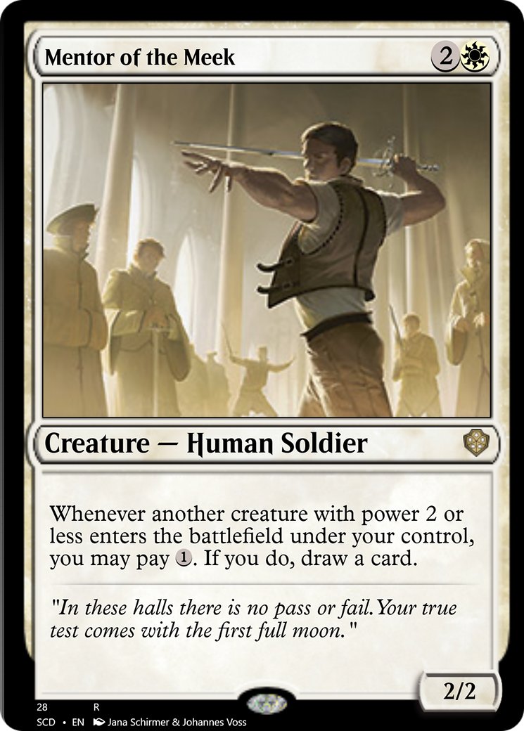 Mentor of the Meek [Starter Commander Decks] | Card Citadel