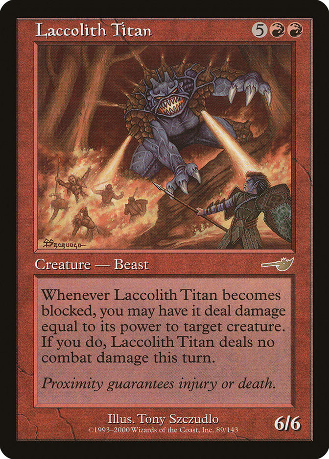 Laccolith Titan [Nemesis] | Card Citadel