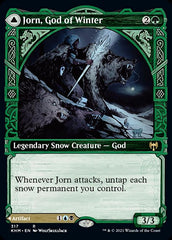 Jorn, God of Winter // Kaldring, the Rimestaff (Showcase) [Kaldheim] | Card Citadel