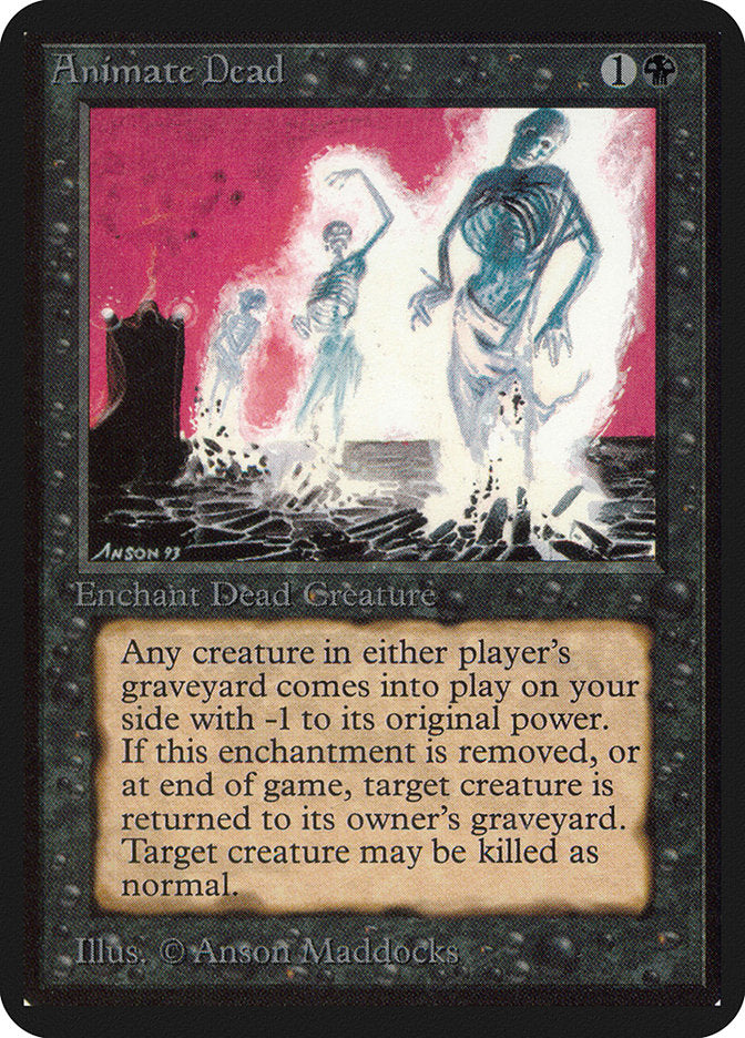 Animate Dead [Limited Edition Alpha] | Card Citadel