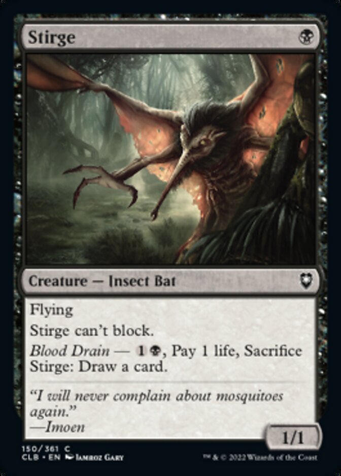 Stirge [Commander Legends: Battle for Baldur's Gate] | Card Citadel