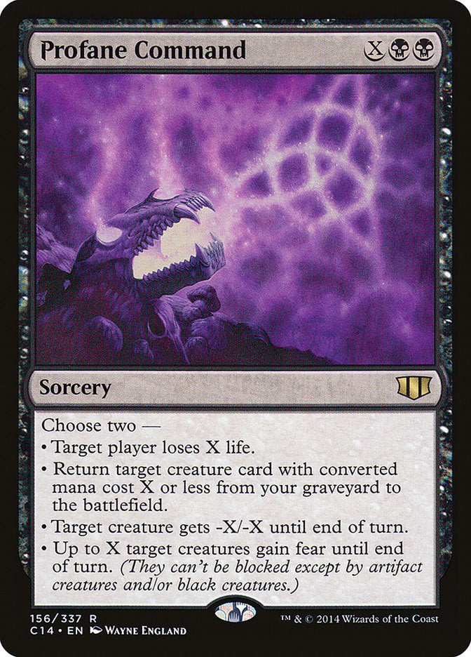 Profane Command [Commander 2014] | Card Citadel