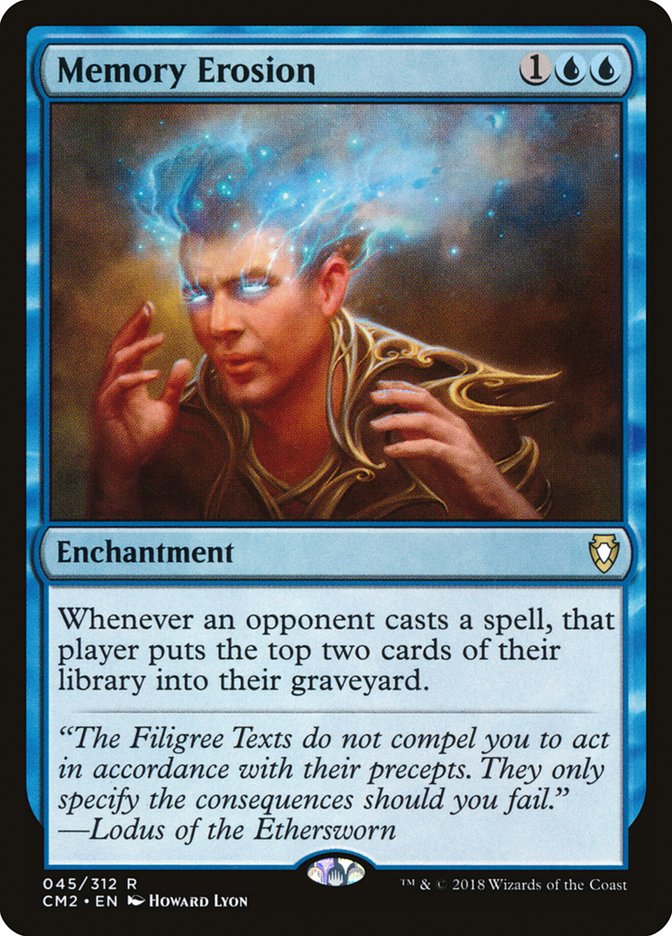 Memory Erosion [Commander Anthology Volume II] | Card Citadel