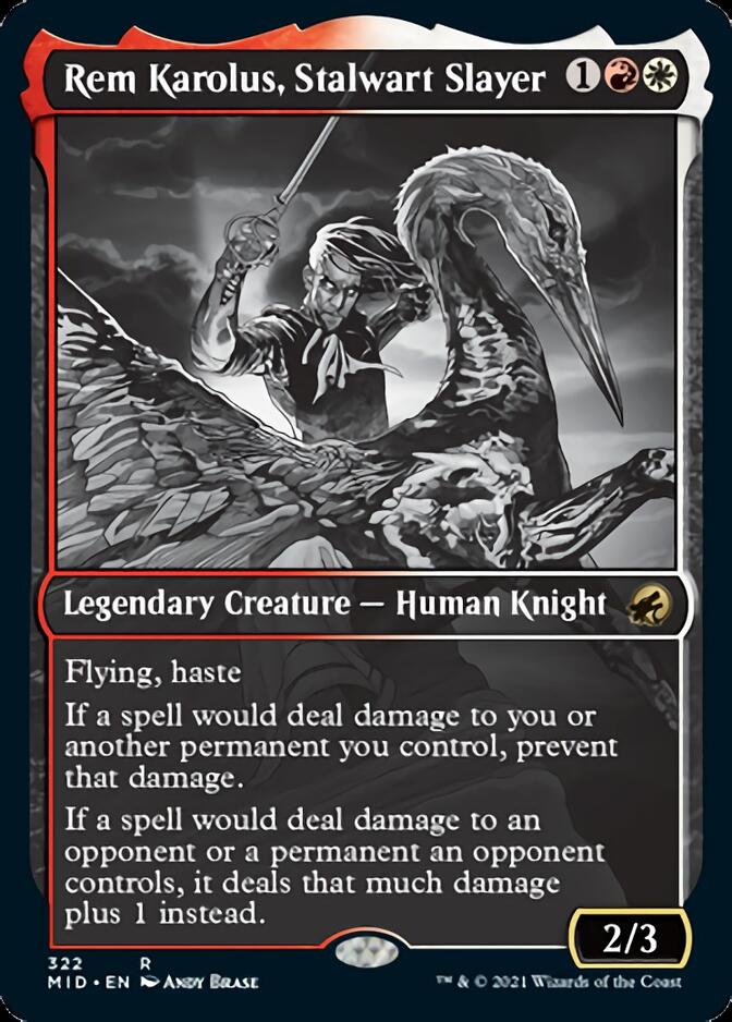 Rem Karolus, Stalwart Slayer (Showcase Eternal Night) [Innistrad: Midnight Hunt] | Card Citadel