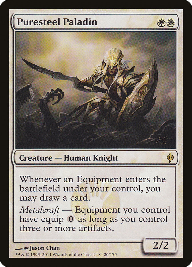 Puresteel Paladin [New Phyrexia] | Card Citadel