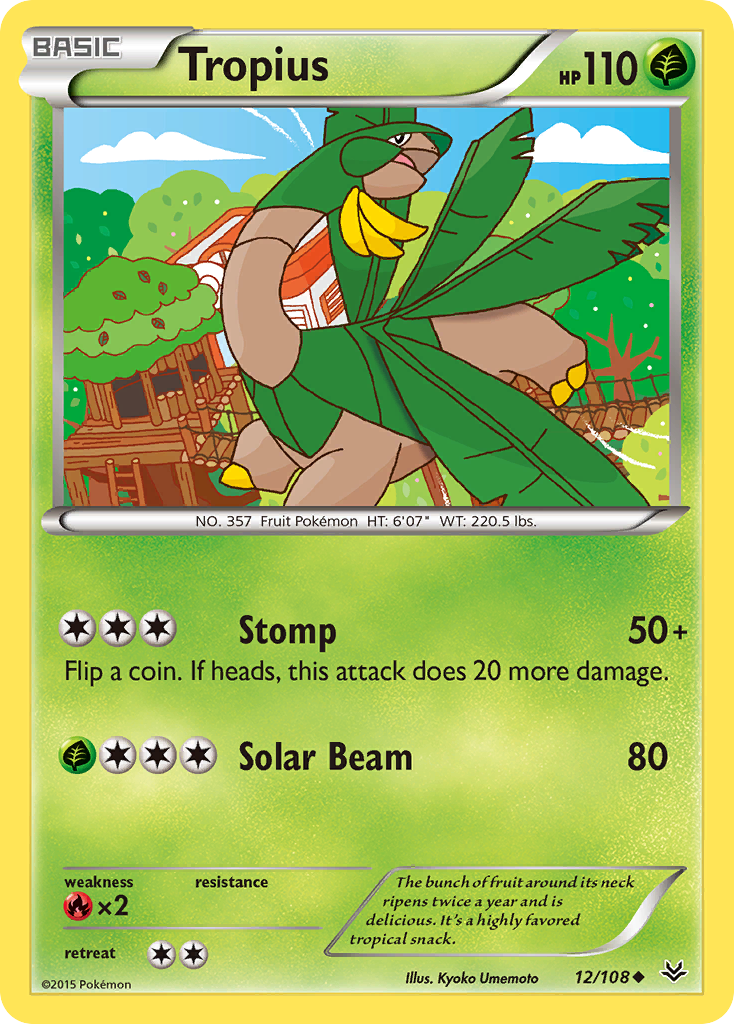 Tropius (12/108) [XY: Roaring Skies] | Card Citadel