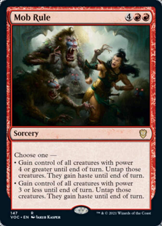 Mob Rule [Innistrad: Crimson Vow Commander] | Card Citadel